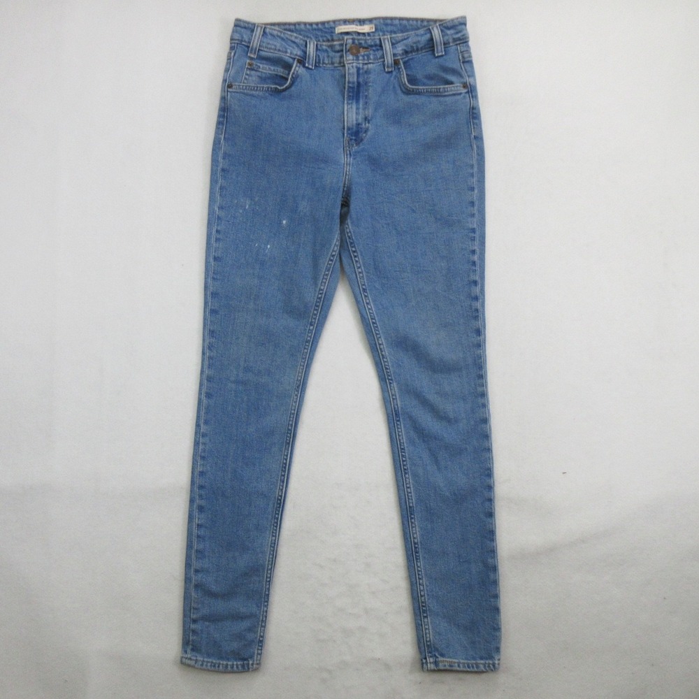 Levi's Women's Jeans Size 29 721 Vintage High Rise Skinny Blue Orange Tab Denim
